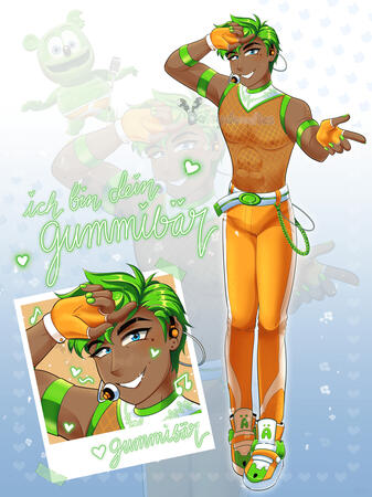 Fan Art: Character Design made from musical artist Gummibar
