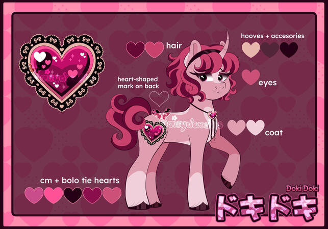 OC Reference Sheet: Doki-Doki